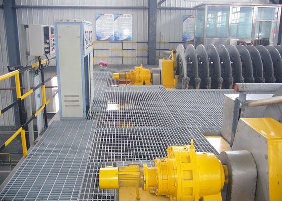 Okyanus Petrol Platformu Galvanizli Zemin Izgarası 6mm Kalın Basınç Kilitli