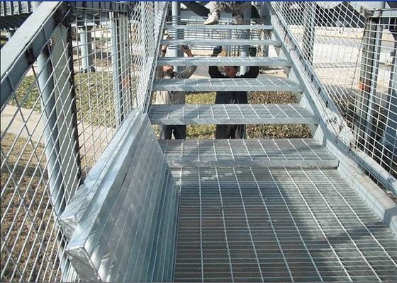 Tırtıklı Paslanmaz Merdiven Basamakları Çelik Izgara