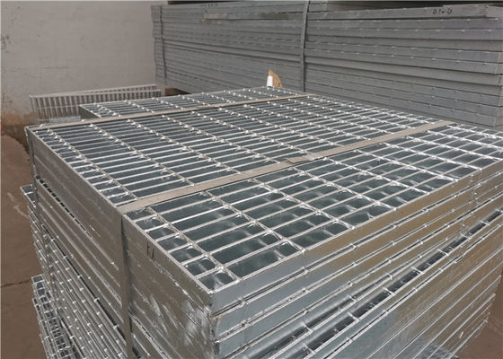 Q235 Karbon Çelik Platform Çelik Izgara Galvanizli Tırtıklı Kare Şekli