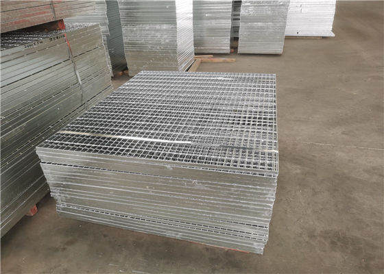 Q235 Sıcak Daldırma Galvanizli Çelik Izgara Plakası Depo İçin Basınç Kilitli