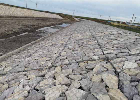 Uzun Ömürlü PVC Kaplı Altıgen Hasır Sıcak Daldırma Galvanizli 80*100mm