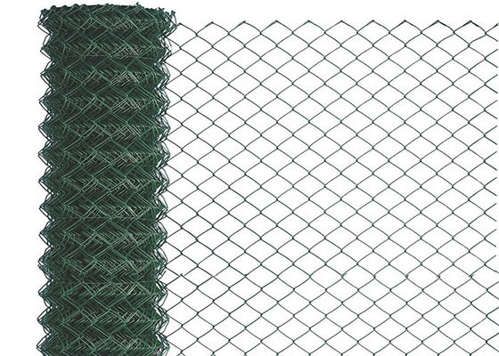 Çinko Alüminyum Alaşımlı Elmas Zincir Bağlantı Çit Rulosu 50x50mm 4ft