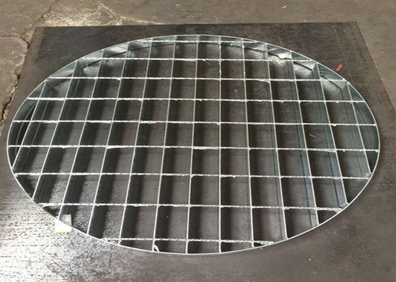 Dış Mekan Metal Rögar Kapağı Izgarası 25*3mm Dairesel Galvanizli Izgara