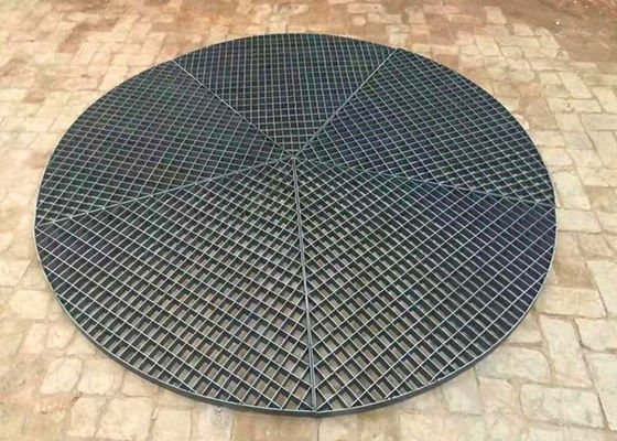 Dış Mekan Metal Rögar Kapağı Izgarası 25*3mm Dairesel Galvanizli Izgara