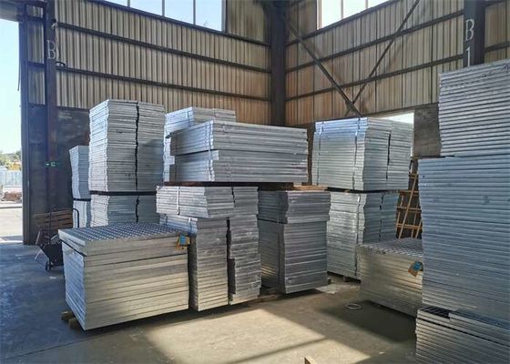 3 X 25mm Ağır Hizmet Tipi Galvanizli Zemin Izgarası Metal Yapı Malzemeleri