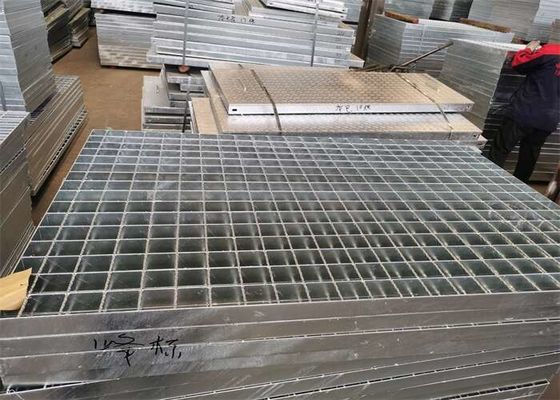 3 X 25mm Ağır Hizmet Tipi Galvanizli Zemin Izgarası Metal Yapı Malzemeleri
