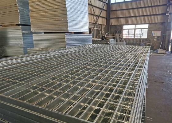 AS1657 Standart Kaymaz Çelik Merdiven Basamakları Otopark İçin 100mm Izgara