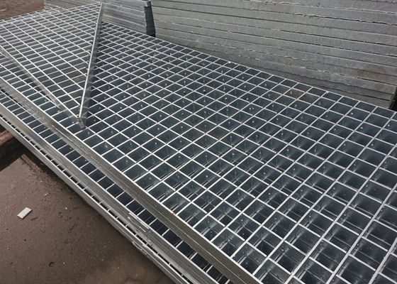 Q235 Çelik Pas Önleyici Metal Izgara Platformu Düz Çubuk Tipi 7mm Kalın