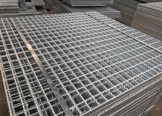 Elektrik Santrali Galvanizli Platform Çelik Izgara 1000mm Uzunluk Pres Kaynaklı