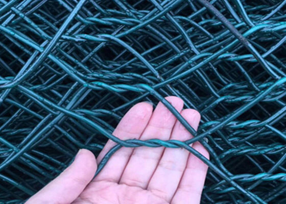 Korozyon Önleyici Gabion Hasır Paneller Altıgen Çift Bükümlü Dokuma