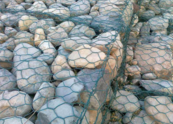 Korozyon Önleyici Gabion Hasır Paneller Altıgen Çift Bükümlü Dokuma