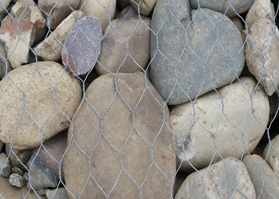 Kaya Duvarları İçin Sıcak Daldırma Galvanizli PVC Kaplı Gabion Hasır