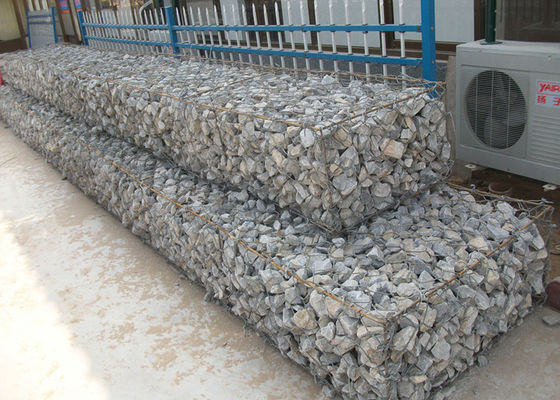 Gabion Sepetleri için 2.7mm Suya Dayanıklı Galvanizli Gabion Hasır