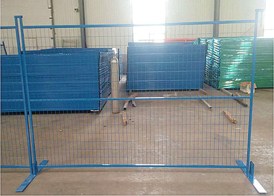 PVC Kaplı Geçici Çit Panelleri 5.0mm Tel Çapı Isıl İşlem Görmüş