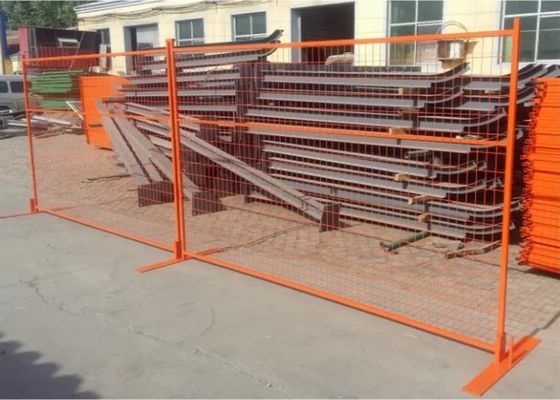 Galvanizli Toz Boyalı Geçici Çit Panelleri 300mm Özel Renk