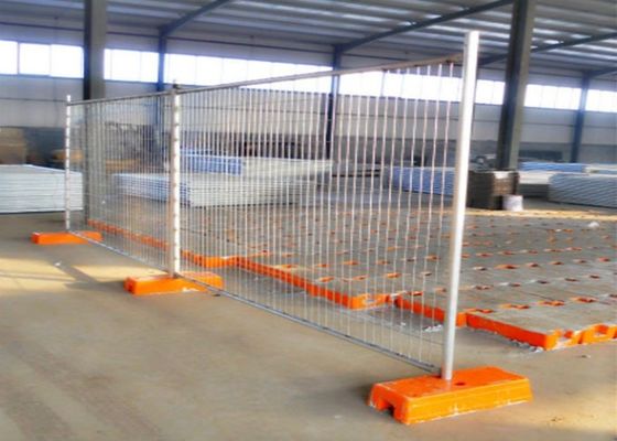 Avustralya Standart Geçici Çit Panelleri 3mm 4mm Tel Çapı Isıl İşlem Görmüş
