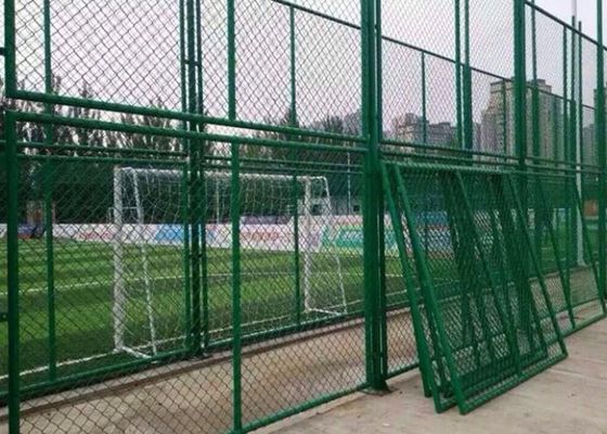Sıcak Daldırma Galvanizli 8FT Elmas Zincir Bağlantı Çiti Çevre Dostu