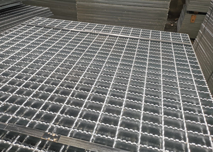 Q235 Çelik Pas Önleyici Metal Izgara Platformu Düz Çubuk Tipi 7mm Kalın